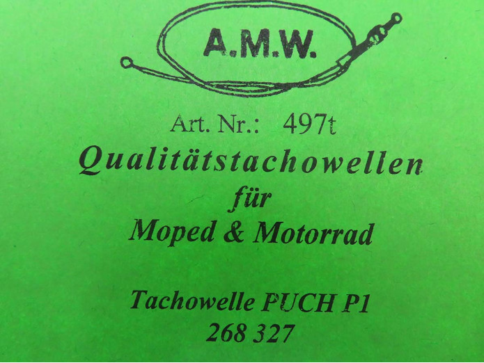 Bowdenzug Puch P1 Tachowelle A.M.W. 